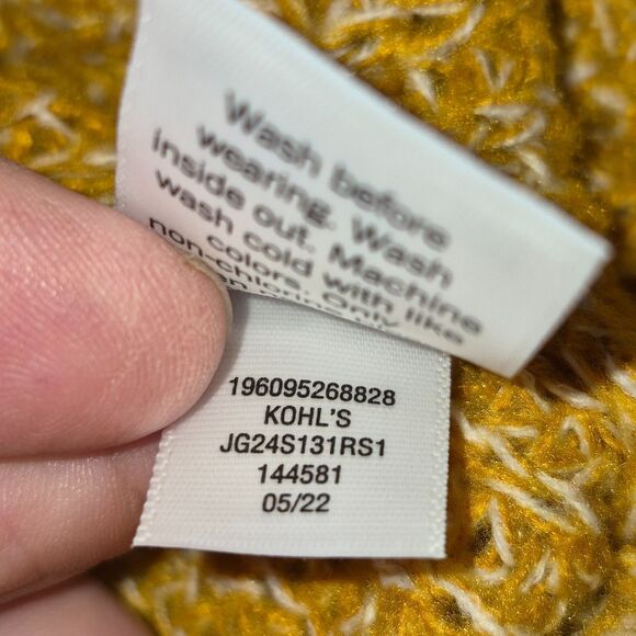 SO Goods For Life Size Small Sweater in Gold - Picture 8 of 9